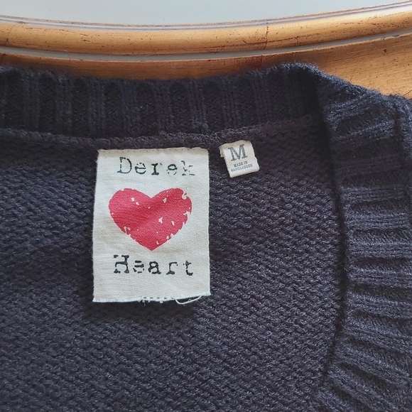 ✨🆕 Y2K Black Short Sleeve Knit Cardigan - Picture 3 of 7